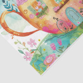 GRILLIG THEE CUP HUIS DECOUPAGE TISSUEPAPIER (Detail)