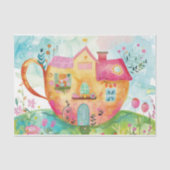 GRILLIG THEE CUP HUIS DECOUPAGE TISSUEPAPIER (Voorkant)