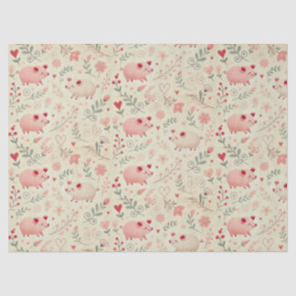 grillig varken tissuepapier