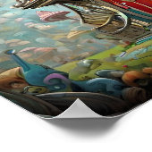 Grillig verhalenboek Crooked House | Digitale kuns Poster (Hoek)