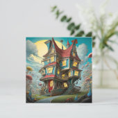 Grillig verhalenboek Crooked House | Groet Kaart (Staand voorkant)