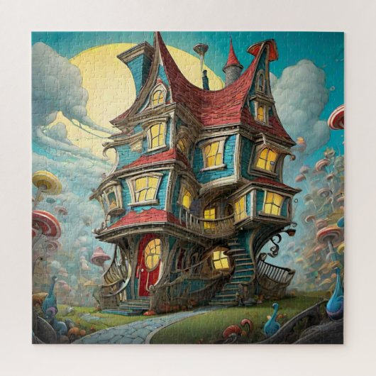 Grillig verhalenboek Crooked House Legpuzzel (Verticaal)