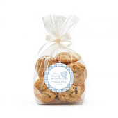 Grillig Vers Van De Markt Blauwe Bruidsdouche Ronde Sticker