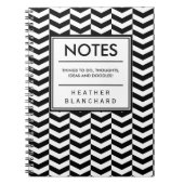 grillig visgraat notitieboek (Voorkant)