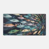 grillig vissenpatroon bureaumat (Voorkant)