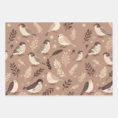 grillig vogelpatroon inpakpapier vel (Voorkant 3)