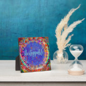 grillig vrolijk opbeurende plezier niet te stoppen fotoplaat (Insitu)