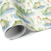 grillig Waterverf kikkerpapier Cadeaupapier (Rol Hoek)