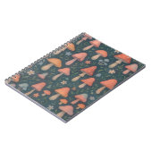 grillig Waterverf paddenstoelenpatroon Notitieboek (Linkerzijde)