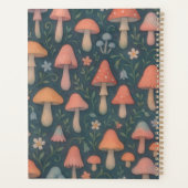 grillig Waterverf paddenstoelenpatroon Planner (Achterkant)