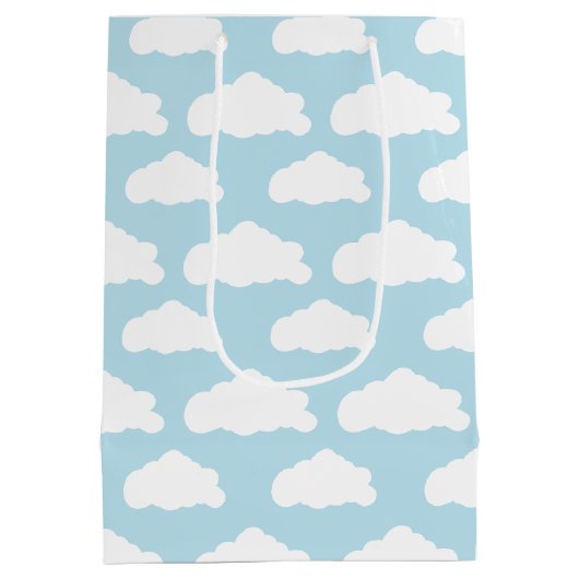 grillig wolkenpatroon medium cadeauzakje (Achterkant)