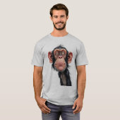 Grillige aap t-shirt (Voorkant volledig)