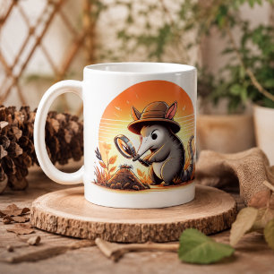Grillige Aardvark Mok voor Dierenliefhebbers