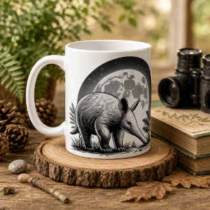 Grillige Aardvark Mok voor Dierenliefhebbers