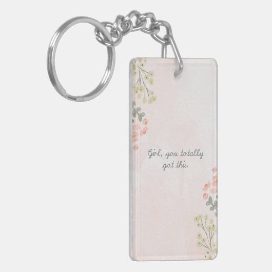 grillige acryl Sleutelhanger (Voorkant Links)