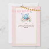 Grillige Afternoon Tea Bruidsmeisjes Brunch Lunch Kaart (Achterkant)