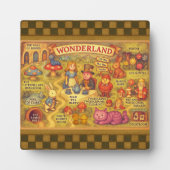 Grillige Alice in Wonderland Kaart Fotoplaat (Voorkant)