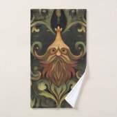 grillige baardbeschermer bad handdoek (Handdoek)