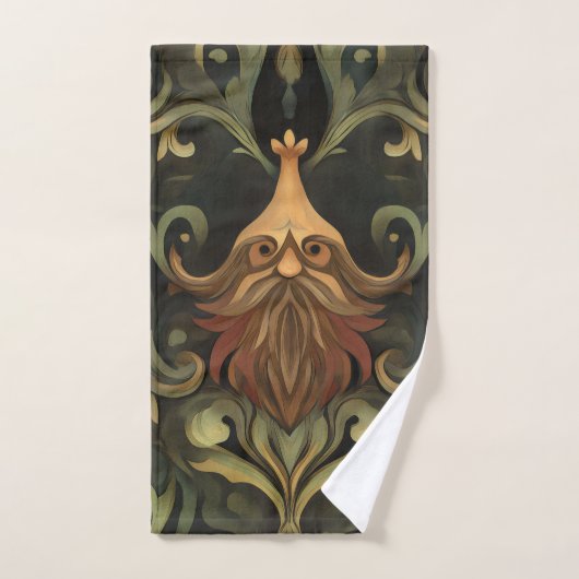 grillige baardbeschermer bad handdoek (Handdoek)