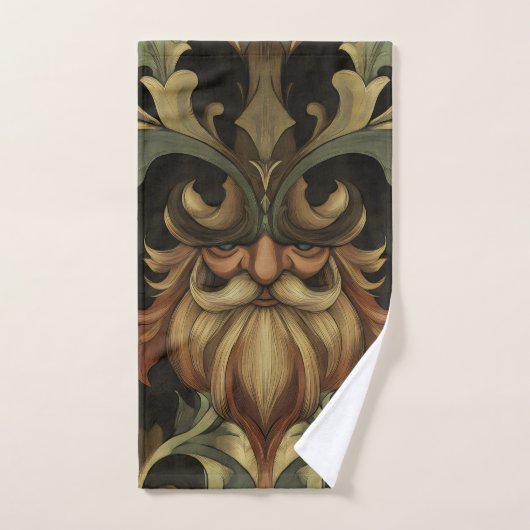 grillige baardbeschermer bad handdoek (Handdoek)