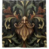 grillige baardbeschermer douchegordijn (Voorkant)