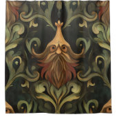 grillige baardbeschermer douchegordijn (Voorkant)