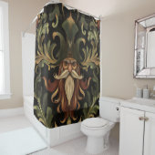 grillige baardbeschermer douchegordijn (In situ)