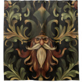 grillige baardbeschermer douchegordijn (Voorkant)