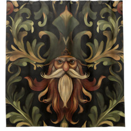 grillige baardbeschermer douchegordijn