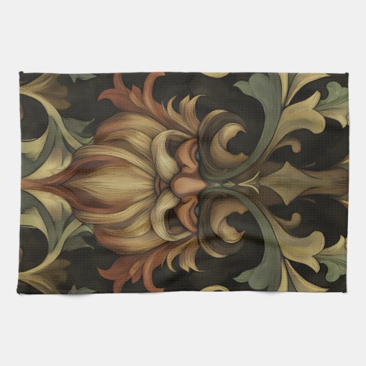 grillige baardbeschermer theedoek (Horizontaal)