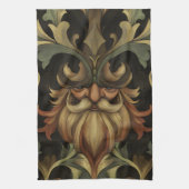 grillige baardbeschermer theedoek (Verticaal)