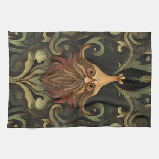 grillige baardbeschermer theedoek (Horizontaal)