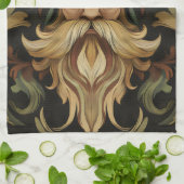 grillige baardbeschermer theedoek (Gevouwen)