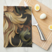 grillige baardbeschermer theedoek (Quarter Fold)