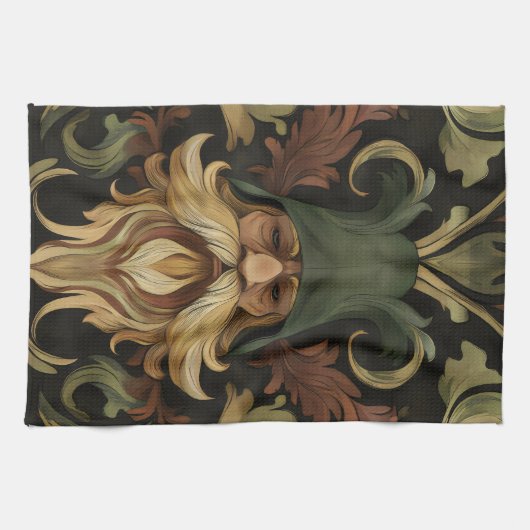 grillige baardbeschermer theedoek (Horizontaal)