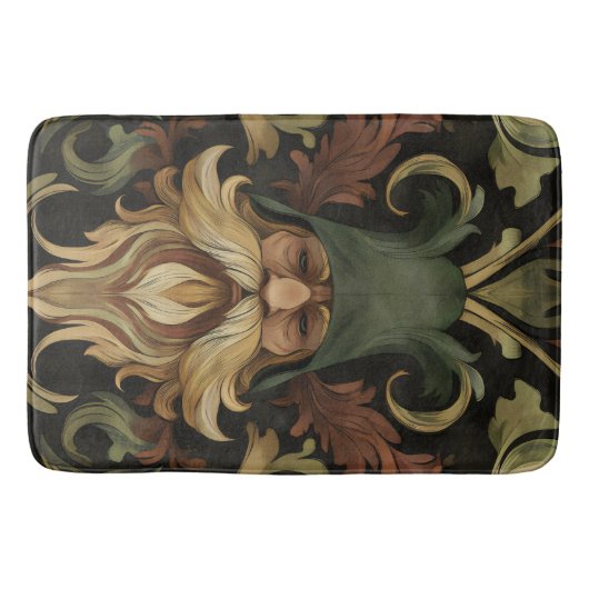 Grillige Baardige Bewaker Badmat (Voorkant)