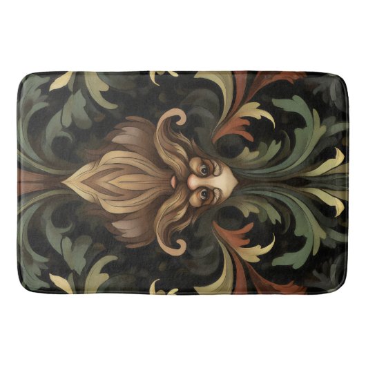 Grillige Baardige Bewaker Badmat (Voorkant)