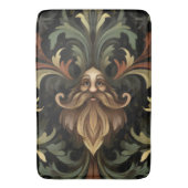 Grillige Baardige Bewaker Badmat (Voorkant Verticaal)