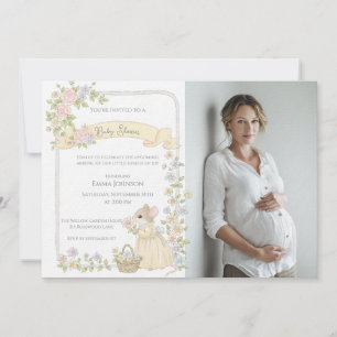 Grillige baby shower muizen baby shower kaart