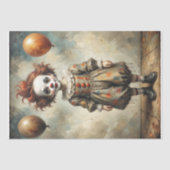 grillige ballonjongen decoupage tissuepapier (Voorkant)