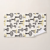 Grillige Baobab Boom Patroon Bad Handdoek (Handdoek)