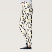 Grillige Baobab Boom Patroon Leggings (Links)