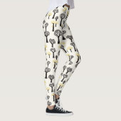 Grillige Baobab Boom Patroon Leggings (Rechts)