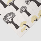 Grillige Baobab Boom Patroon Tissuepapier (Detail)