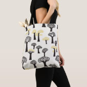 Grillige Baobab Boom Patroon Tote Bag (Dichtbij)