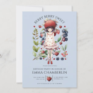 Grillige Bessie Sfeer Meisjes Verjaardagsfeestje Kaart