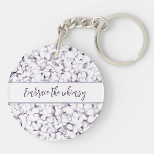 grillige bewegingen sleutelhanger (Achterkant)