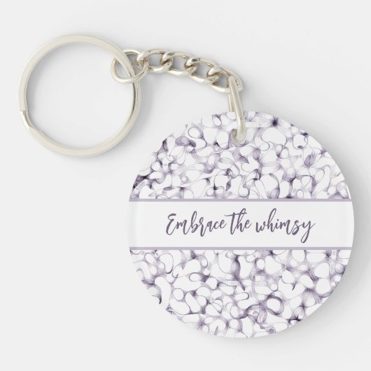 grillige bewegingen sleutelhanger (Voorkant)