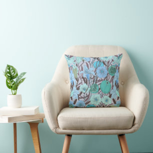 Grillige Bijbelbloemen – Doodlepatroon Kussen