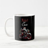 grillige Biker Santa Koffiemok (Links)